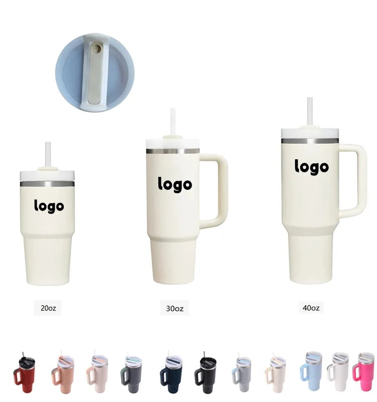 Custom 40 oz Adventure Stainless Steel Double Wall Vacuum Standard Metal Cup Travel Coffee Mug 40oz Tumbler With Handle