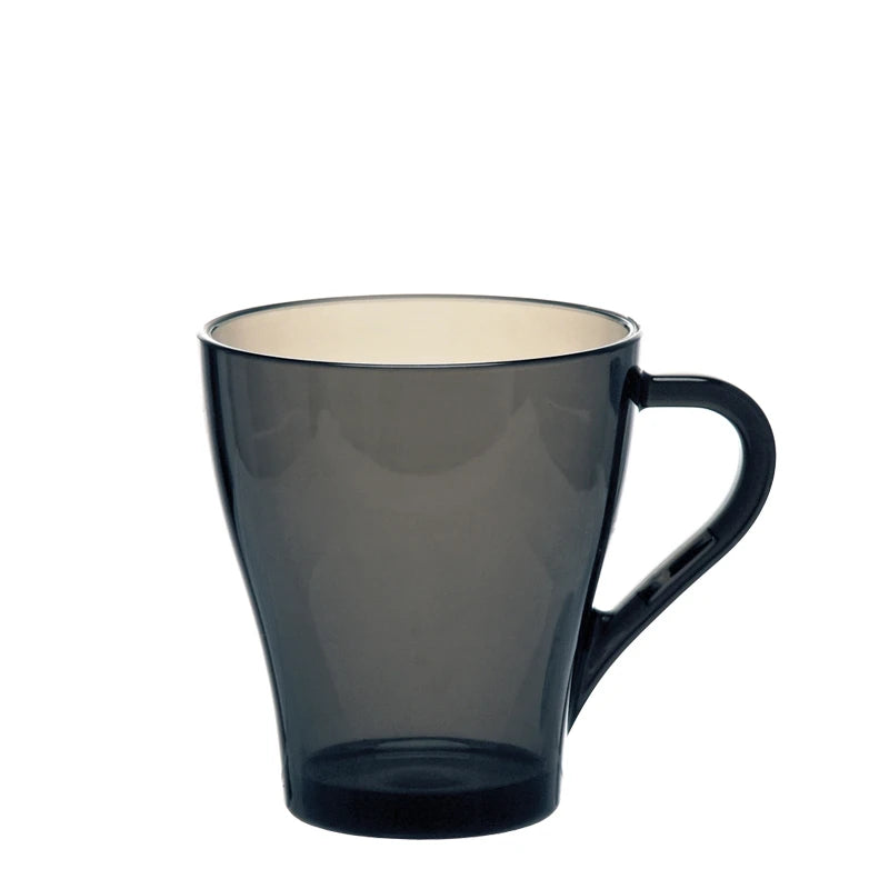 Plastic coffee mug 300ml drinking coffee glass cup colored glasses Mugs milk cup for party camping canteen