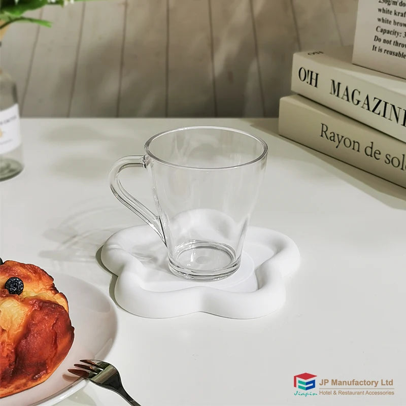 Plastic coffee mug 300ml drinking coffee glass cup colored glasses Mugs milk cup for party camping canteen